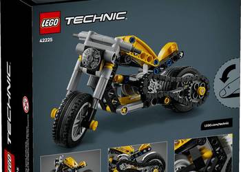 LEGO Technic 42225 Motocykl – NOWE, 6+, 151 elementów!