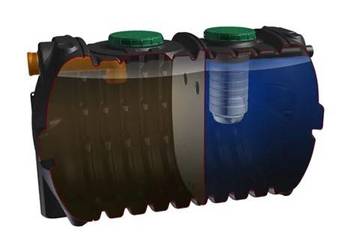 Osadnik gnilny szambo 3000 litrów dwukomorowy