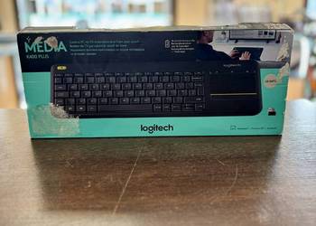 Klawiatura bezprzewodowa Logitech K400 Plus z wbudowanym touchpadem czarna