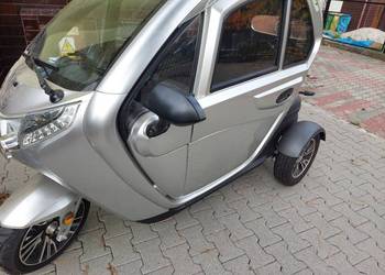 Motorower trójkołowy skuter elektryczny na dowód osobisty zarejestrowany