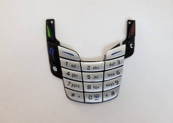 Klawiatura Klawisze Nokia 6600 srebrna NOWA