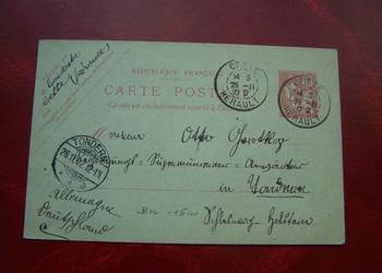 Francja 1902 Kartka pocztowa