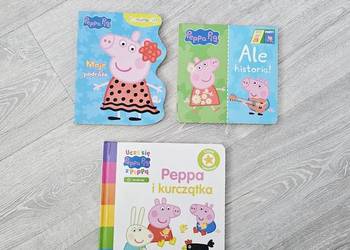 Twarde książki dla dzieci Świnka Peppa 3 sztuki