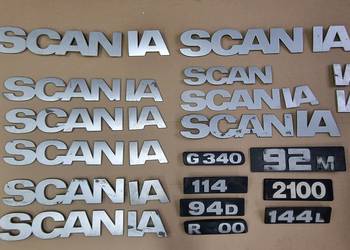 LOGO EMBLEMAT TIR NAPIS SCANIA - WYSYŁKA