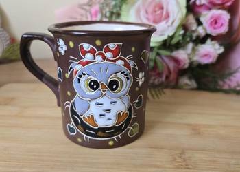 Ręcznie robiony ceramiczny kubek