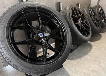 ZIMA 19 cali Volvo V90 S90 felgi koła komplet z oponami 5x108 ET45 8.5J