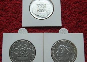 ZESTAW MONET 200 ZŁ MAPKA OLIMPIADA ŻOŁNIERZE SREBRO POLSKA