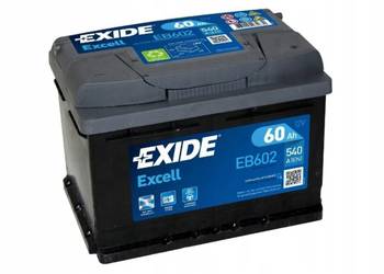 Akumulator 60Ah 540A Exide Excell Akumulator 60Ah 540A Exide Excell