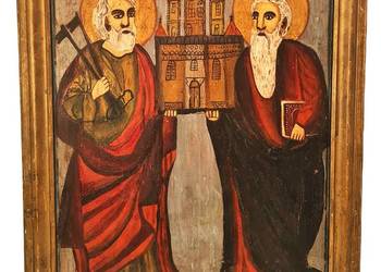 Ikona Święci Piotr i Paweł, XIX wiek, 0343