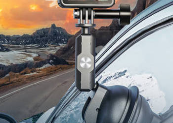Uchwyt samochodowy przyssawka do GoPro na telefon