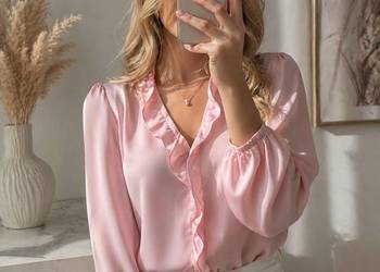 Bluzeczka z lejącego materiału r.M