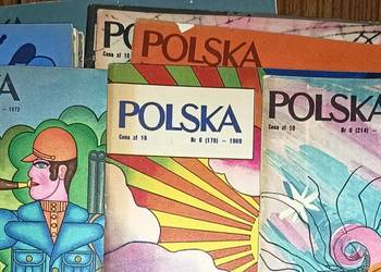 czasopismo magazyn miesięcznik Polska 28 numerów 1966/72 Zbigniew Lengren