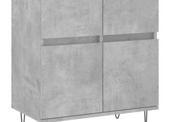 Komoda szarość betonu 60x35x70 cm materiał drewnopochodny WM-831120