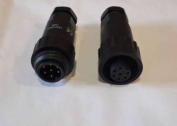 Wtyczka (żeńska) WEIPU WA-22 7pin 16A  lutowana 7-8,5mm; 250V