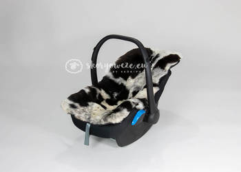 Wkładka do fotelika ze skóry owczej / Multicolor / 40x80