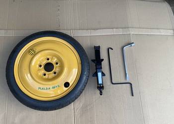 Koło9 dojazdowe 16 MAZDA 3 III 5  + Zestaw lewarek klucz