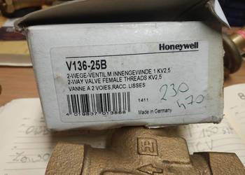 Zawór Honeywell V136-25B 2drogowy przelotowy