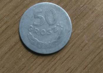 50gr. z 1949r. z lat PRL bez znaku mennicy.