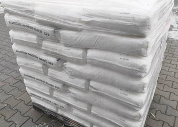 Chlorek magnezu płatki na śnieg i lód bezpieczny dla zwierząt 1200kg