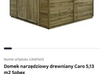 Sprzedam domek drewniany narzędziowy ogrodowe Caro