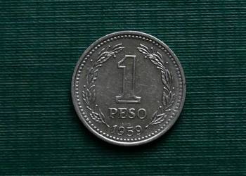 ARGENTYNA - 1 peso, 1959r