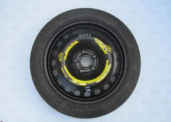 MERCEDES CLK W209 AUDI A4 B6 B7 koło dojazdowe 125/80/17 99M 5x112