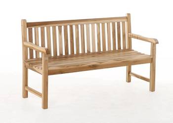 Ławka Java 150 cm z drewna egotycznego teak tik tekowe