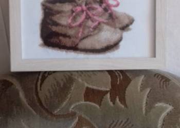 metryczka "stare buciki"