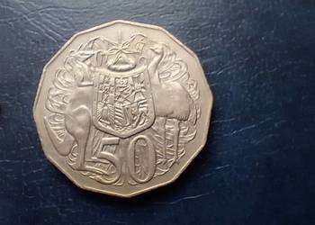 Stare monety 50 cent 1971 Australia