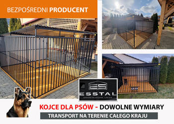 Kojec dla Psa , KOJCE dla Psów ,Dowolne Rozmiary , Zadaszenie - ESSTAL-