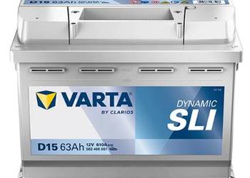 Akumulator 63Ah VARTA Silver D15 12V 610A DARMOWA DOSTAWA