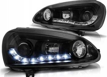 Reflektory lampy VW Golf V 5 BLACK DAYLIGHT