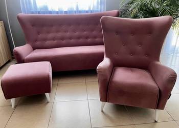 Sofa, fotel, pufa