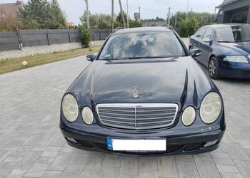 Mercedes W211 E220 2,2CDI 6 biegowy tempomat grzane fotele hak relingi 2004