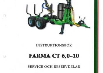 FARMA CT6.0-10 przyczepa instrukcja z katalogiem części
