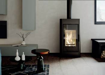 KOMINEK Piec DEFRO HOME SOLUM wolnostojący na drewno piecyk