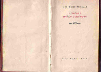 (3819) CATHERINE ZOSTAJE ŻOŁNIERZEM – ADRIENNE THOMAS