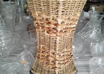 Lampka rattanowa wys.35 cm.