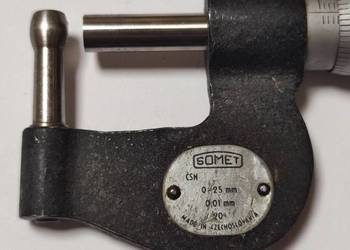 Mikrometr z kowadełkiem kulistym MMZd 0-25