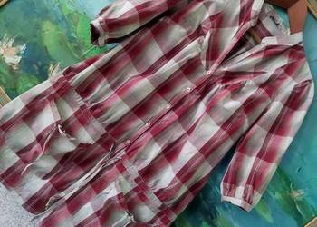 koszula bawełniana tunika bluza rozszerzana  z kieszeniami sportowa casual