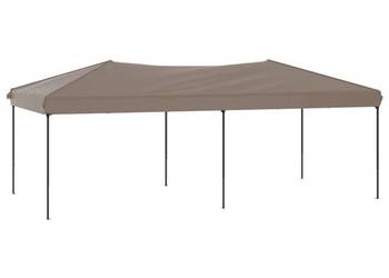 vidaXL Składany namiot imprezowy, kolor taupe, 3x6 m(SKU:93540)