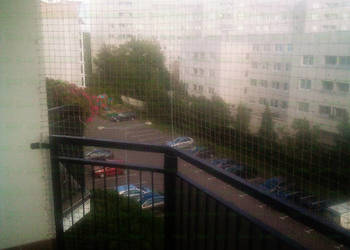 BEZINWAZYJNY Montaż siatki na balkon dla kota Warszawa Siatka Z Montażem