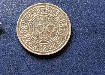 Stare monety 100 cent 2014 Surinam