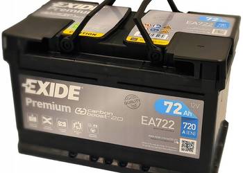 Akumulator EXIDE Premium 72Ah 720A Zamiennik CA722