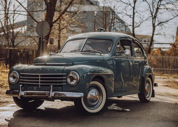 Volvo 444 z 1951 roku, kierunki na dachu, wycena Classic Data, Unikat