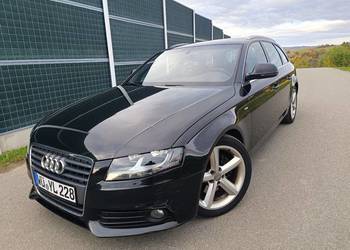 Audi A4 B8 S-Line 2.0TDI 143PS Bezwypadkowy Serwis ASO Z Niemiec Opłacony