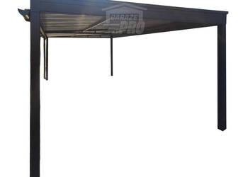 Wiata samochodowa - Carport 3x6m - dach spad w bok  - ukryty spadek GP720