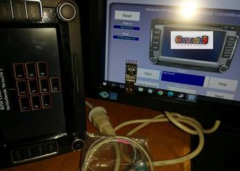 VW Skoda nawigacja RNS510 naprawa mapy PL menu bootloop radio dvd fix repai