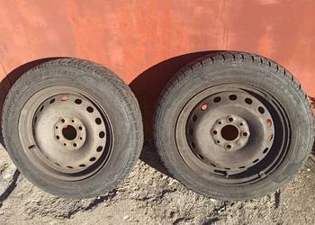 2x koła felgi Fiat 4x98 R13 opony zimowe 145/70