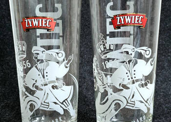 szklanka pokal kufel Żywiec 0,5 l 3 sztuki